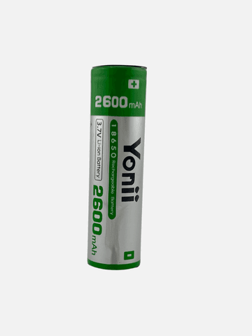 Аккумулятор Yonii 18650 Li-ion 3.7V 2600 mAh, перезаряжаемый