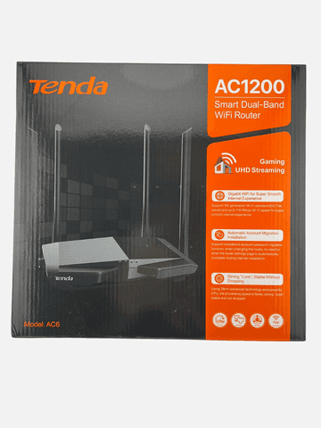 Двухдиапазонный Wi-Fi роутер Tenda AC6 (AC1200)