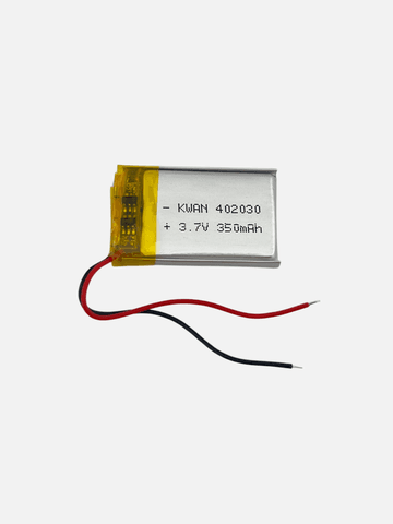 Литий-полимерный аккумулятор AKM 402030, 3.7V, 350mAh (плоский, «подушка»)