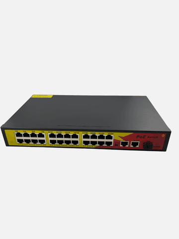 26-портовый AI Smart PoE коммутатор (24 PoE + 2 Gigabit Uplink)