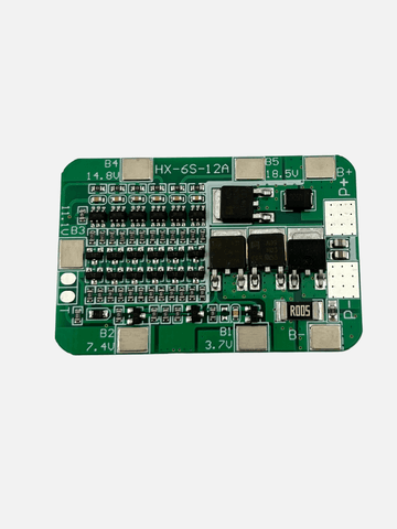 Плата защиты аккумулятора BMS HX-6S-12A (22.2V / 25.2V)