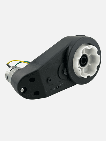 Редуктор QINGANG в сборе с мотором 555 класса для детского электромобиля, 24V, 18000RPM (6 лепестков)