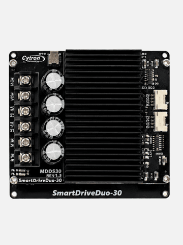 Драйвер (контроллер) коллекторных двигателей Cytron SmartDriveDuo-30 (модель MDDS30), 2 канала по 30A, 7V-35V, регенеративный (универсальный)
