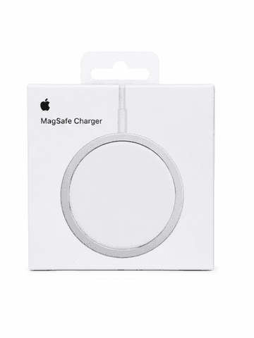 Беспроводное зарядное устройство Apple MagSafe Charger, магнитное, интерфейс USB-C, цвет серебристый/белый (Оригинал)