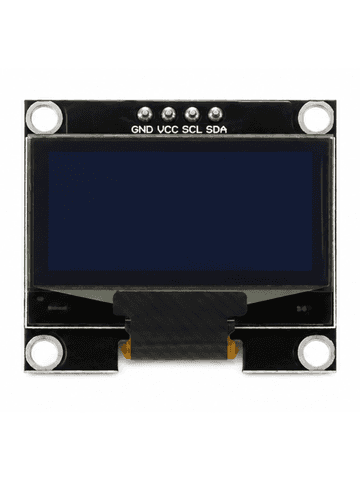 Модуль графического OLED дисплея 1.3" (128x64) I2C, синее свечение (контроллер SH1106) для Arduino, ESP32 и STM32