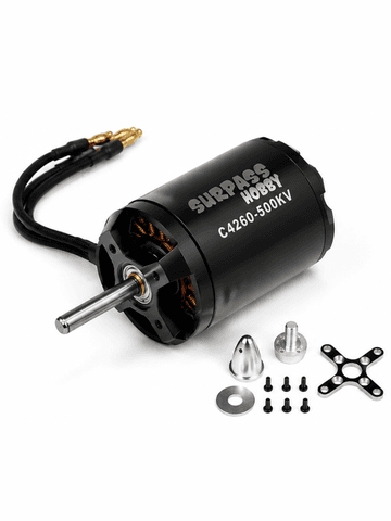 Бесколлекторный мотор (BLDC) Surpass Hobby C4260 500KV для радиоуправляемых самолетов (Fixed-Wing), планеров и RC моделей
