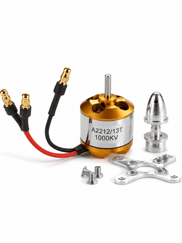 Бесколлекторный мотор (BLDC) A2212 1000KV для квадрокоптеров, радиоуправляемых самолетов и моделей