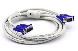 Аналоговый видеокабель VGA - VGA, белого цвета, длина 3 м