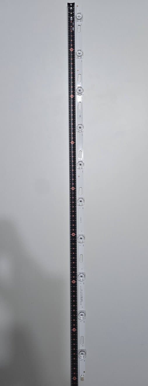 Комплект светодиодной подсветки (LED-линейки) для телевизоров 43" (3V, 10 LED, длина 80 см, гладкое исполнение)
