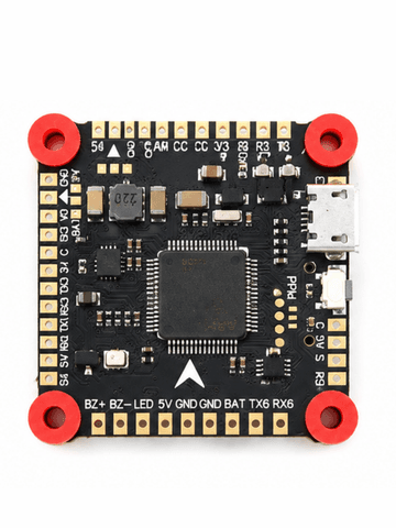 Полетный контроллер F4 V3S Plus Flight Controller, STM32F405, со встроенным OSD, барометром и датчиком тока (универсальный)