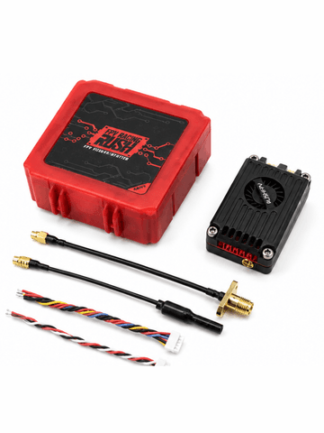 Аналоговый FPV видеопередатчик RushFPV Rush MAX SOLO 5.8GHz 2.5W (7-36V, с активным охлаждением)