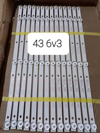 Комплект светодиодной подсветки (LED-линейки) для телевизоров 43" (6V, 3 LED, Rosso / Philips)
