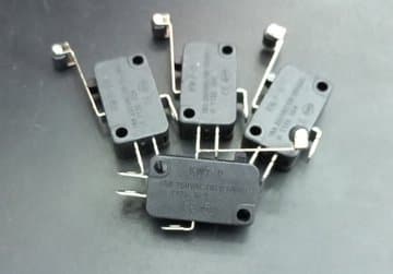 Микропереключатель роликовый 16A/250VAC (модель KW7-0)
