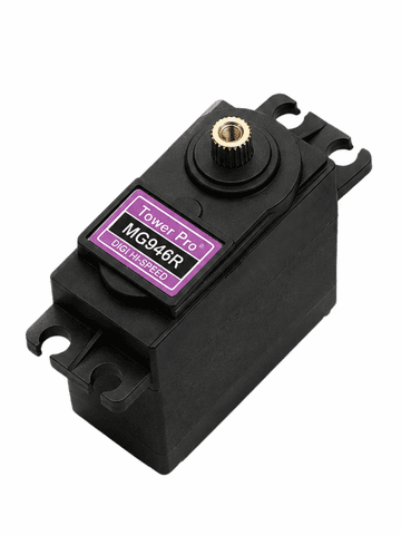 Мощный цифровой сервопривод Tower Pro MG946R (13 кг/см, металлический редуктор, 180 градусов) для Arduino, RC моделей и робототехники