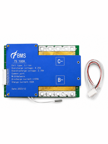 Плата защиты BMS 7S 50A Li-ion