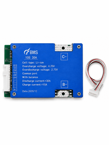 Плата защиты BMS 10S 30A Li-ion