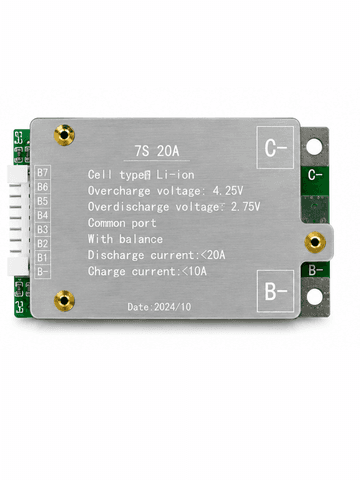 Плата защиты BMS 7S 20A Li-ion