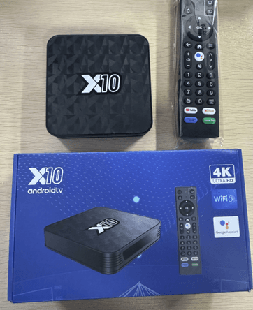 Смарт ТВ-приставка Android TV Box X10 4K Ultra HD (Wi-Fi 6)