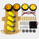 Набор шасси 4WD для сборки робота на Arduino с моторами, колесами и крепежом