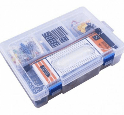 Обучающий набор Arduino Mega RFID Kit с платой, радиодеталями и датчиками в кейсе