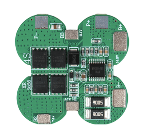 Круглая плата защиты BMS 4S 15А для литий-ионных (Li-ion) аккумуляторов 18650