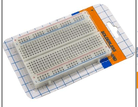 Средняя макетная / беспаечная плата Breadboard на 400 контактных точек