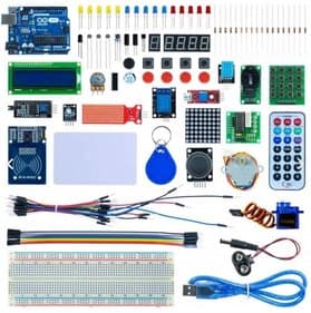 Стартовый набор Arduino UNO R3 с RFID-модулем, датчиками и набором компонентов (RFID Kit)
