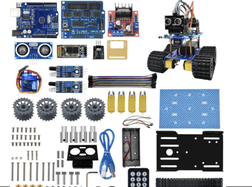 Обучающий набор робота-танка на гусеничном ходу / Smart Robot Tank Kit на базе Arduino