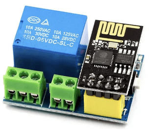 Беспроводной релейный модуль 5В с контроллером ESP8266 (ESP-01S) для умного дома