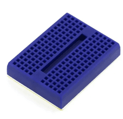 Мини макетная плата на 170 контактов синяя (Mini Breadboard)   