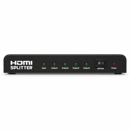 Сплиттер (разветвитель) HDMI 1x4 с поддержкой 4Kx2K, UHD и 3D