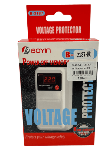 Цифровое реле напряжения в розетку B-2187 (VA-protector) с LED-дисплеем