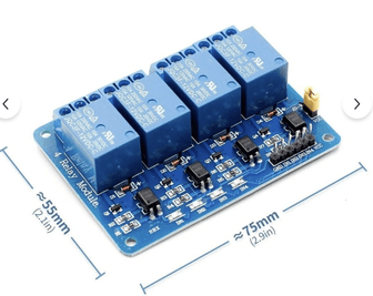 4-канальный модуль реле 12V с оптоизоляцией для Arduino, ESP32 и систем автоматизации